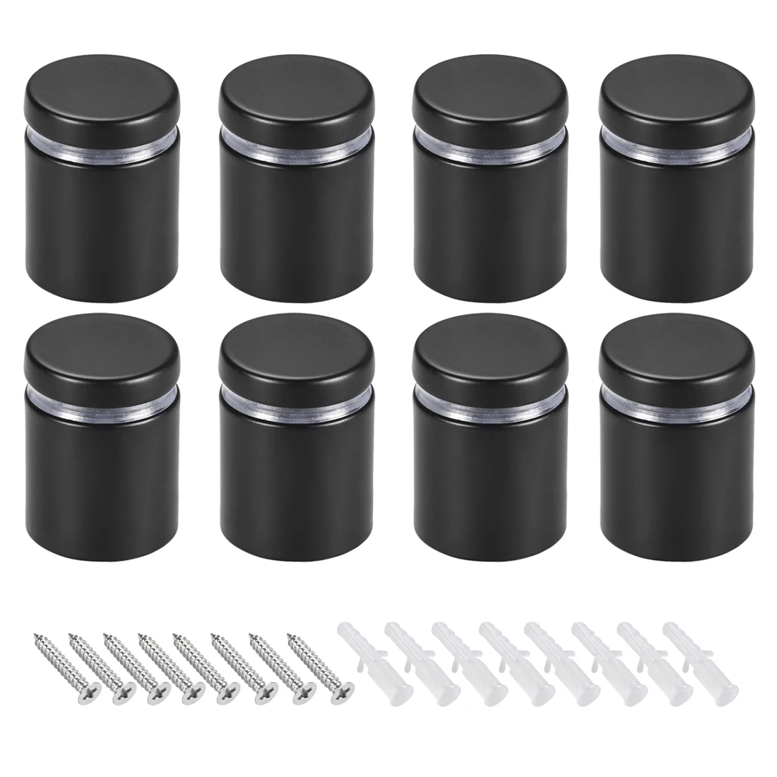 

4/6/8pcs Standoff Screws Wall Mount Sign Holders Advertising Nails 12/16/19/25mm Dia. Acrylic Glass Sign Standoff Fixing Screws