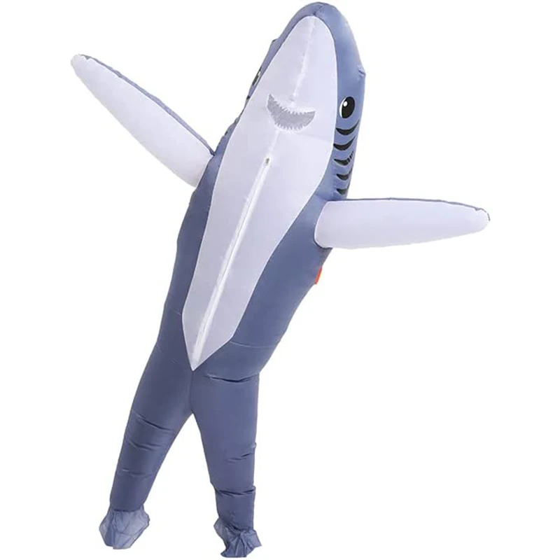 

Interesting Inflatable Costumes Blow Up Costume Shark Game Fancy Dress Halloween Jumpsuit Cosplay Clothing