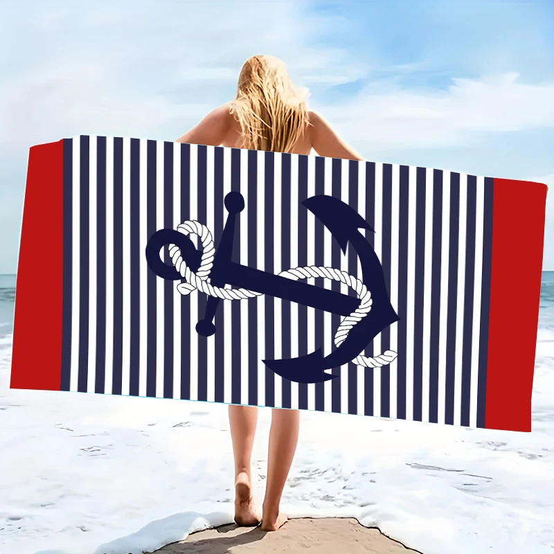Customize Microfiber Beach Towel Exquisite Prints Thin Quick Dry Absorbent Oversized Towel for Beach Swimming Camping Yoga Bath