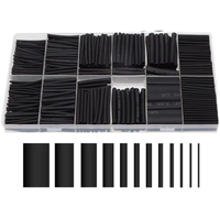 560pcs Heat-Shrink Tubing Kit Thermoresistant Insulation Sleeving for Electrical Connection Wire & Cable Protection