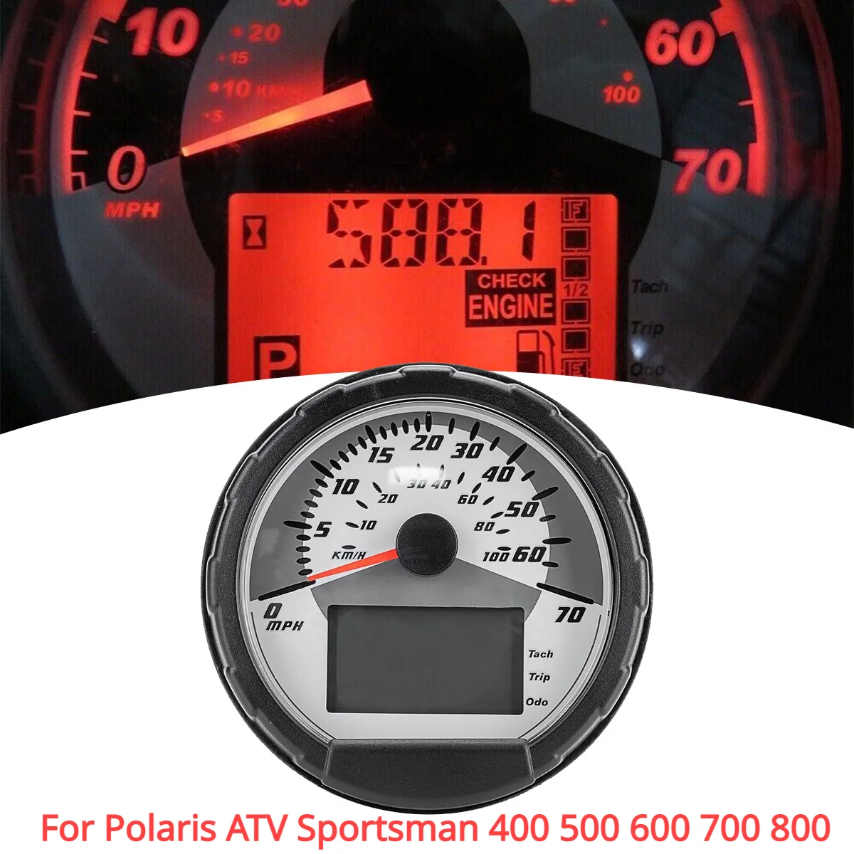 For Polaris ATV Sportsman 400 500 600 700 800 New Speedometer Gauge Cluster Odometer Trip Fuel Gauge 3280528 3280431