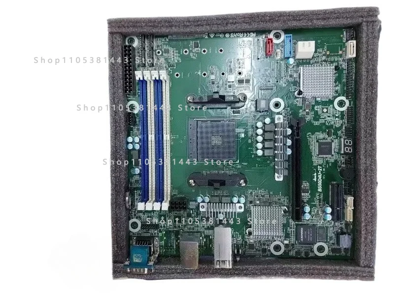 AM4 (PGA1331) AMD Ryzen 5000, AMD B550 Dual 10GbE, No M.2 Port, No HDMI Interface New B550D4U - 2T MATX Server Server Site Slot