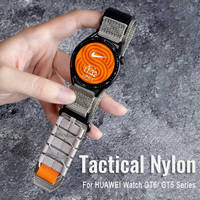 Outdoor Tactical Nylon Strap for HUAWEI Watch GT 6 Pro GT 5 GT 4 GT 3 46mm Watch 5 4 Pro Ultimate Sport Nylon Braided Band 22mm