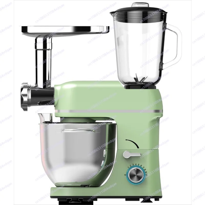 Multi-function mixer stainless steel bowl rack design Electric manual dual mode