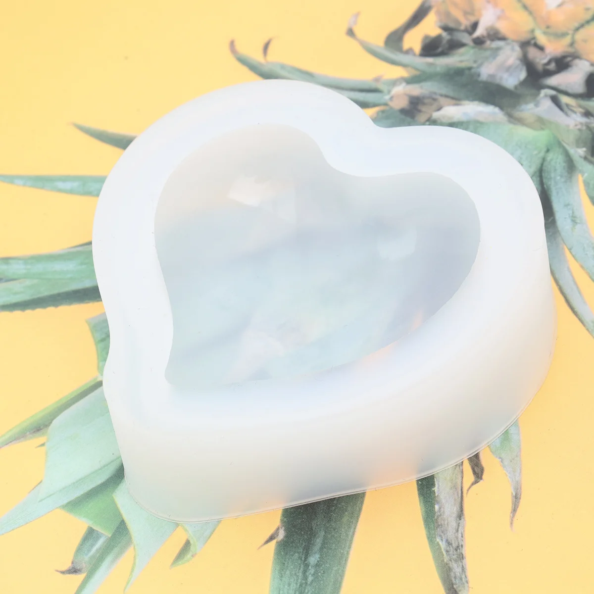 

Heart Shape Crystal Silicone Bead Molds Jewelry Casting Uv Resin Diy Crafts Hanging Holes For Necklace Bracelet Keychains