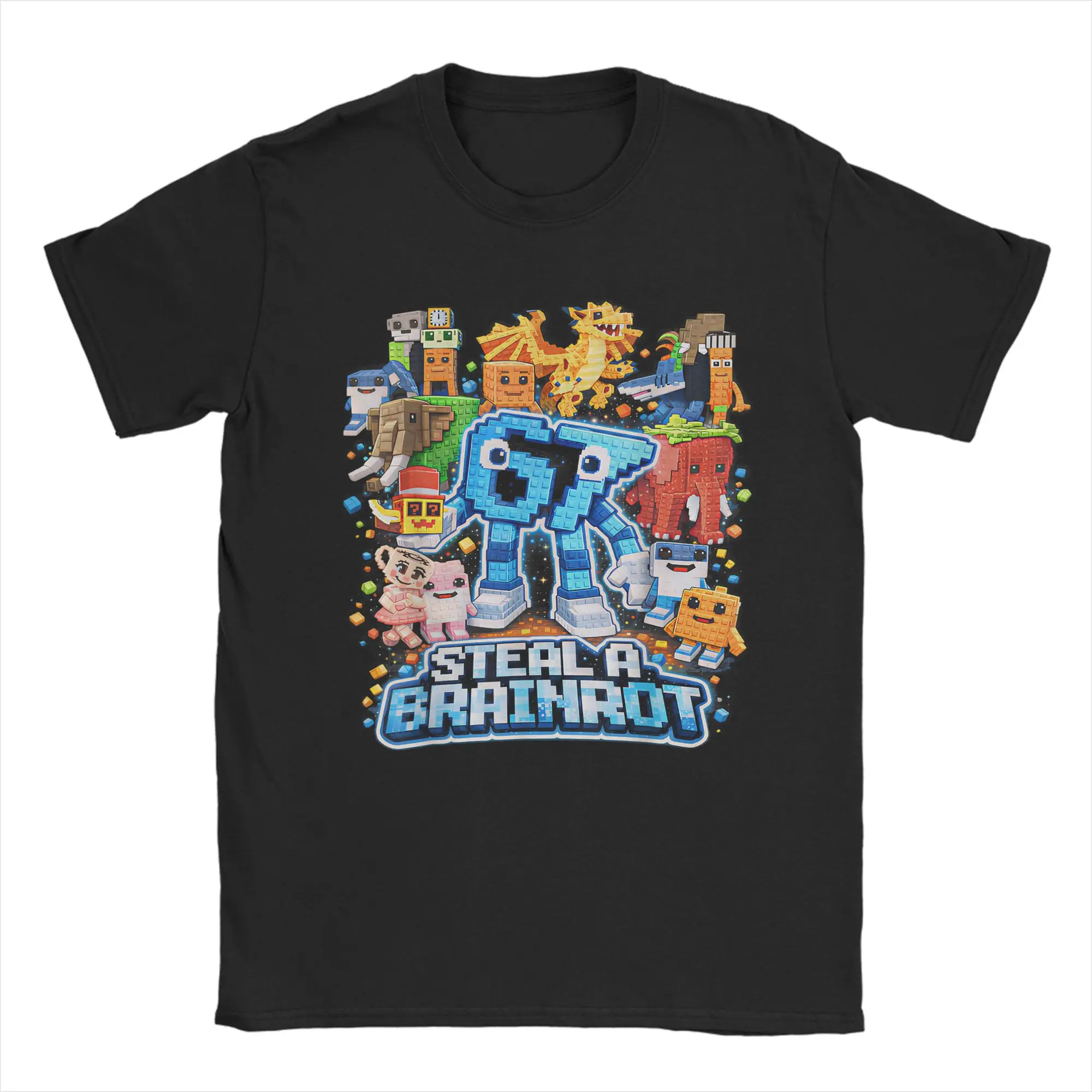 

Men Six Seven 67 Steal a Brainrot Meme T Shirts 100% Cotton Tops Awesome Short Sleeve Crewneck Tees Gift Idea T-Shirt