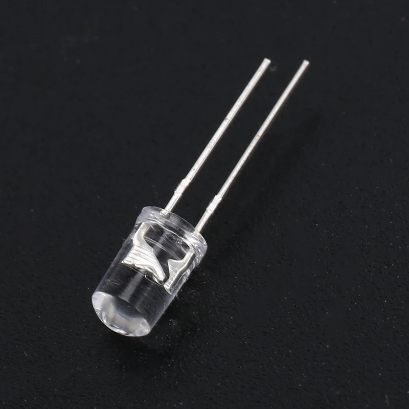 100Pcs/Lot 5Mm Round Purple Uv Led Diode Super Bright Water Clear Led Light Lamp Purple Color