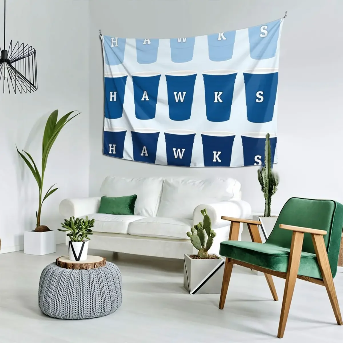

RWU Hawks Solo Cup Tapestry Wall Decorations Carpet Wall Wall Tapestries Aesthetic Home Decor Tapestry