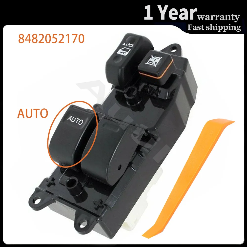 

For Toyota Sienna Yaris Verso 1999-2005 Front Left Electric Power Master Window Switch Glass Lifter Control Button 8482052170