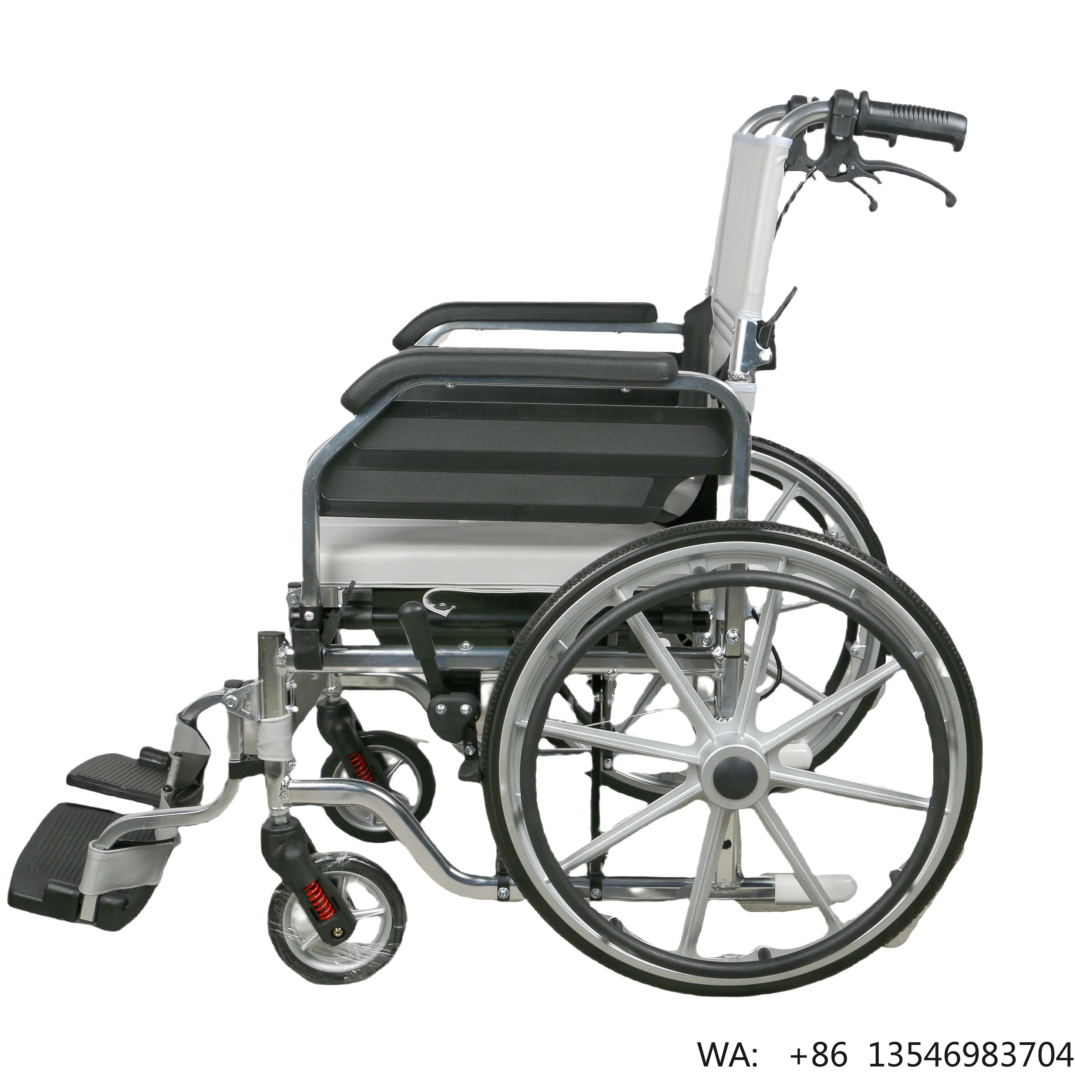 

Lightweight All-Terrain Manual Wheelchair for Comfortable Driving Easy Folding Design