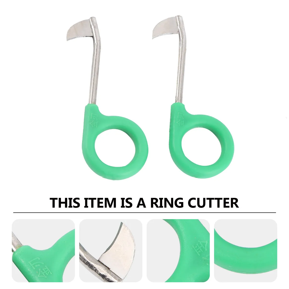 

2pcs Ring Cutter Fine-Edged Tree Ring Stripping Tool For Grape Jujube Pruning No Damage To Tree Green No.6