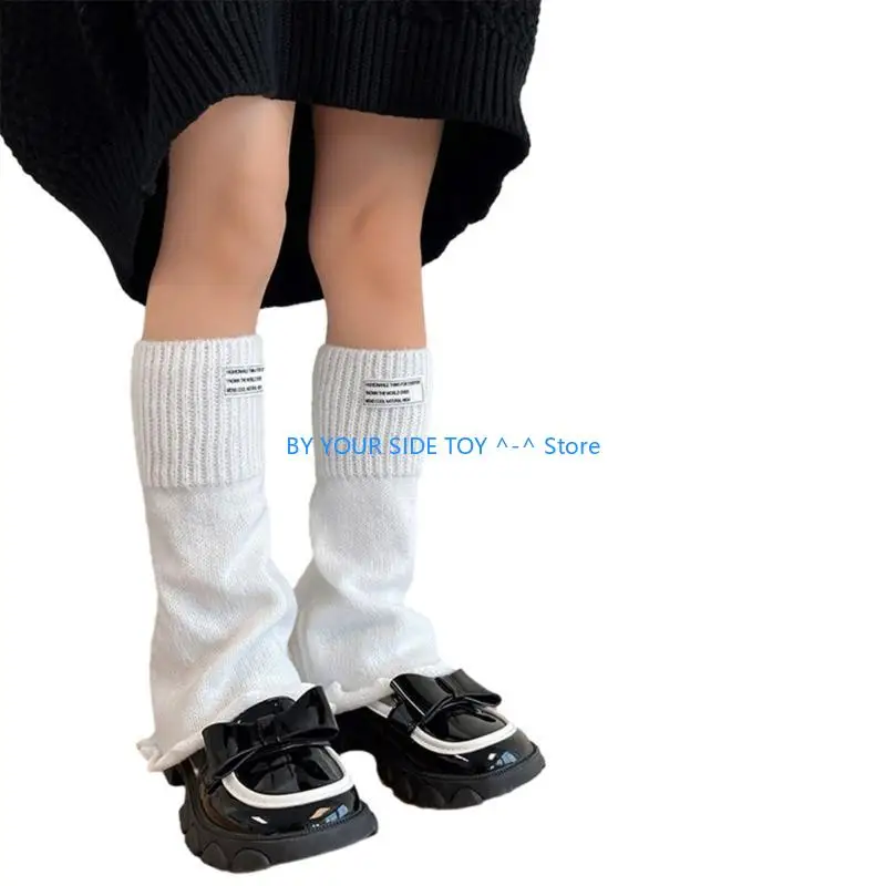 أطفال تدفئة الساق النمط الياباني جوارب طويلة إلى الركب تنفس الجوارب طماق فضفاضة U6XE #5