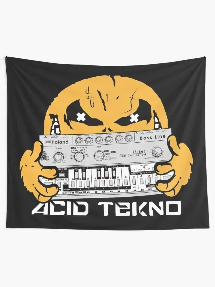 acid tekno Tapestry Room Decorations Aesthetic Bedroom Decor Room Decorator Tapestry