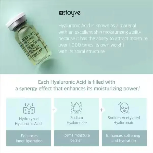 Stayve BB Cream Glow AC Stem Cell Gold Ampoule Serum Niacinamide&Vitamin E Skin Moisturizing Facial Care Starter Kit Daily Use