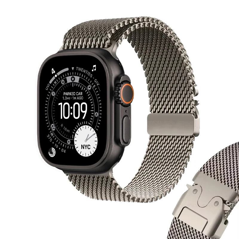 Milanaise Mesh Band - Tali Milanese Loop untuk Apple Watch