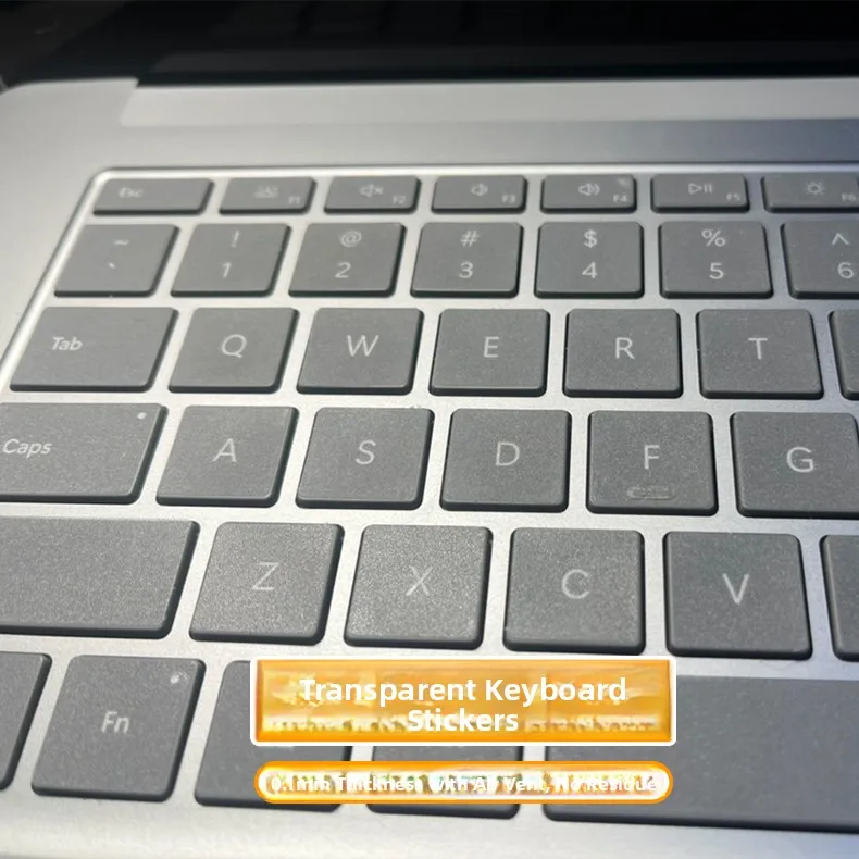 

Прозрачные наклейки на клавиатуру для Surface Laptop Go/2/3 pro 4/5/6/7/8/9/X защитная пленка для клавиш ноутбука