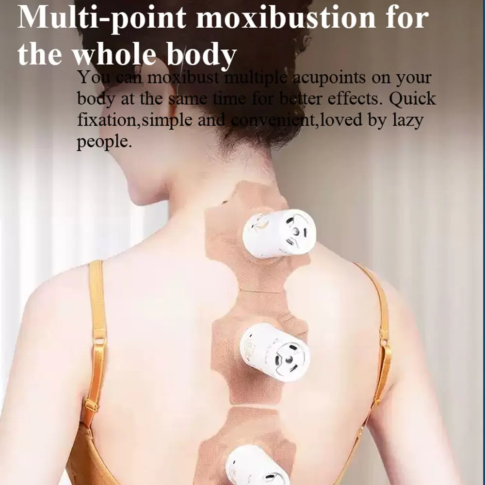 Moxibustion Box Mugwort Tube Moxa Sticks Burner Acupuncture Point Warm Massage Therapy Joint Pain Relief Health Care