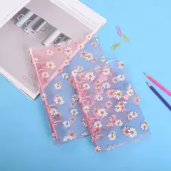 Cancelleria anello a fogli mobili A6 A5 Journal Binder Daisy Notebook Binder raccoglitore cartella di File raccoglitore letterario Shell Notebook Cover