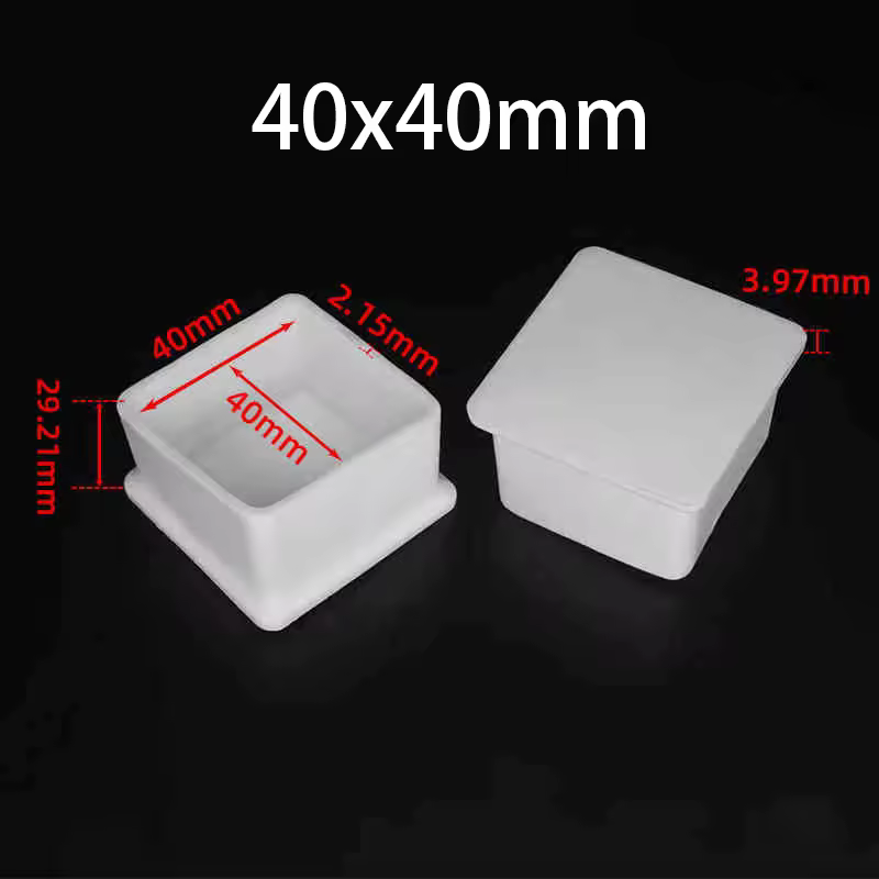 4-30Pcs PVC White Furniture Table Foot Tip Chairs Legs Pad Protector Cover Round/Square Pipe Plug Lid Tube Hole Protection Cap - Image 32