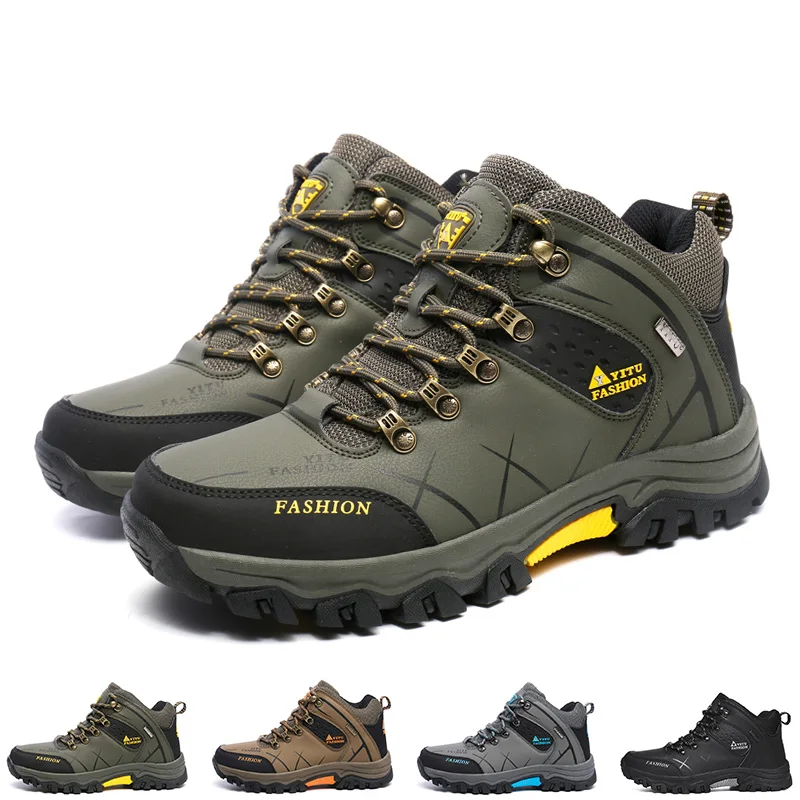 

Professional Hiking Boots Men Waterproof Outdoor Boots Men Hiking Non Slip Trekking Shoes Men Mountain Climbing New Arrivals