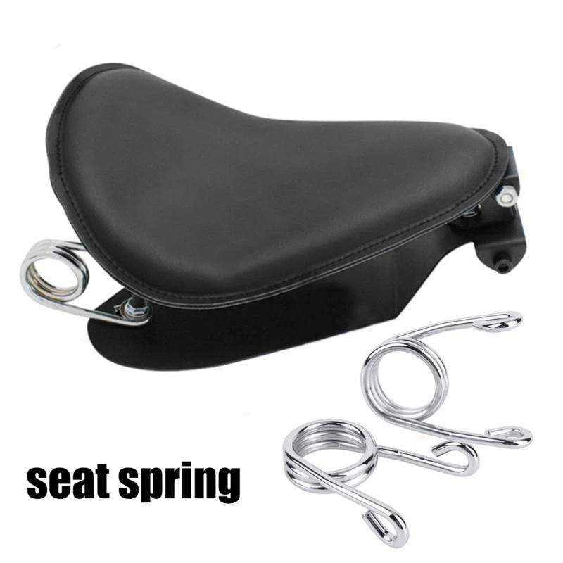 

547B 2Pcs Universally Motorcycle Saddles Seats Cover Spring 3inch Metal Springs