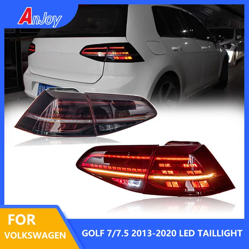 Car Lights For Volkswagen Golf 7/7.5 taillight assembly 2013-2020 LED Turn signal lamp modification car accessories