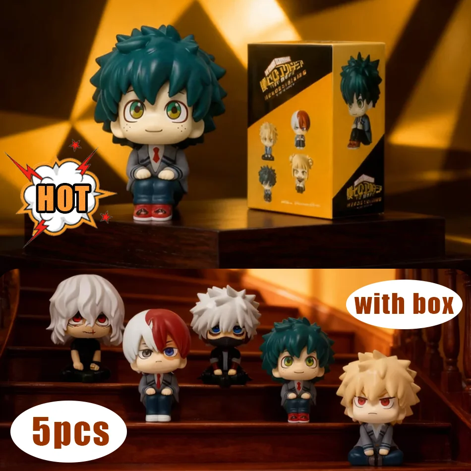 9-10 سنتيمتر بطلي الكاديمية البلاستيكية أنيمي تمثال تومورا شيجاراكي/إيزوكو ميدوريا/كاتسوكي باكوغو/شوتو تودوروكي لعبة قابلة للجمع #1