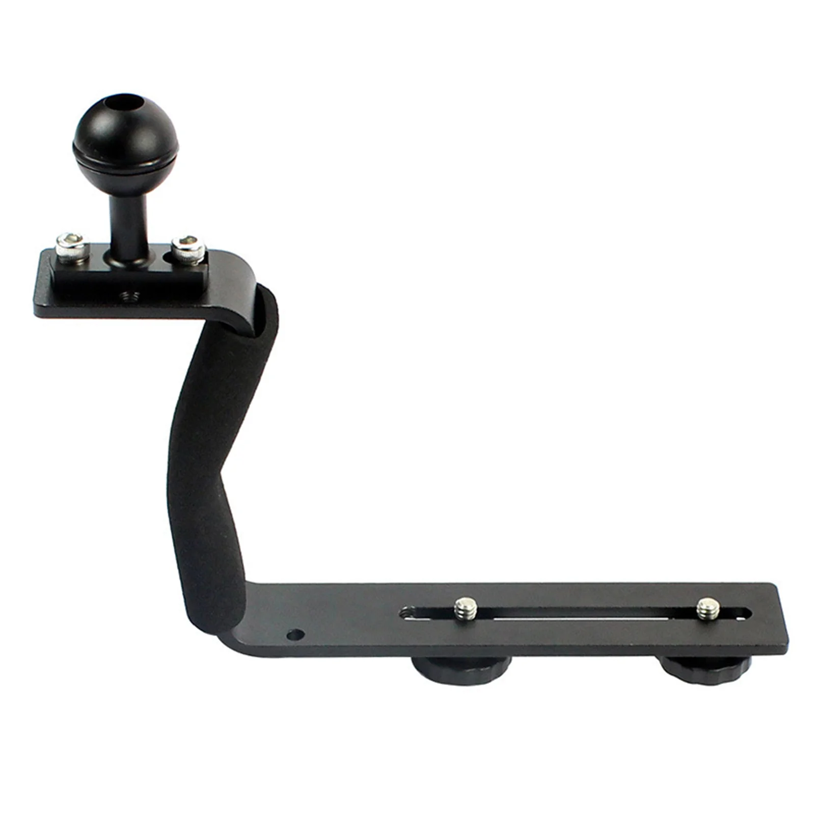 

Diving Tray Z Shape Single Handle Mount Camera Base Adapter Ball Extension Bracket For SLR Underwater Housing Light Stand