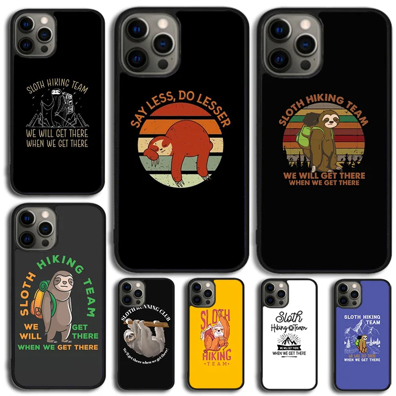 Sloth Hiking Team We will get there Phone Case For Samsung Galaxy S10 S22 S23 S24 Note 10 20 Lite S20 Plus S21 Ultra Back Cover