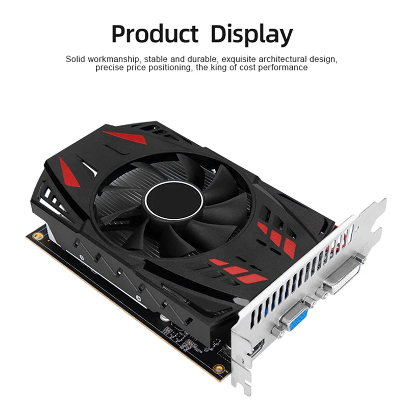 Geforce GT710 2GB DDR3 Graphics Card 64 Bit 954 Mhz 667 Mhz 28 Nm Pcle X8 2.0 VGA+HD+DVI Video Card Easy Install