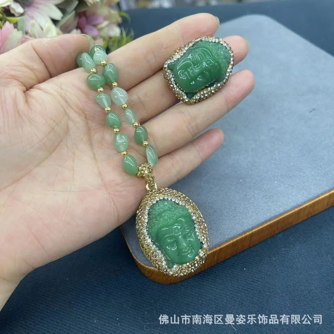 DIY accessories New Lvdongling exquisite two-piece set, essential for autumn and winter vintage fashion niche medieval original