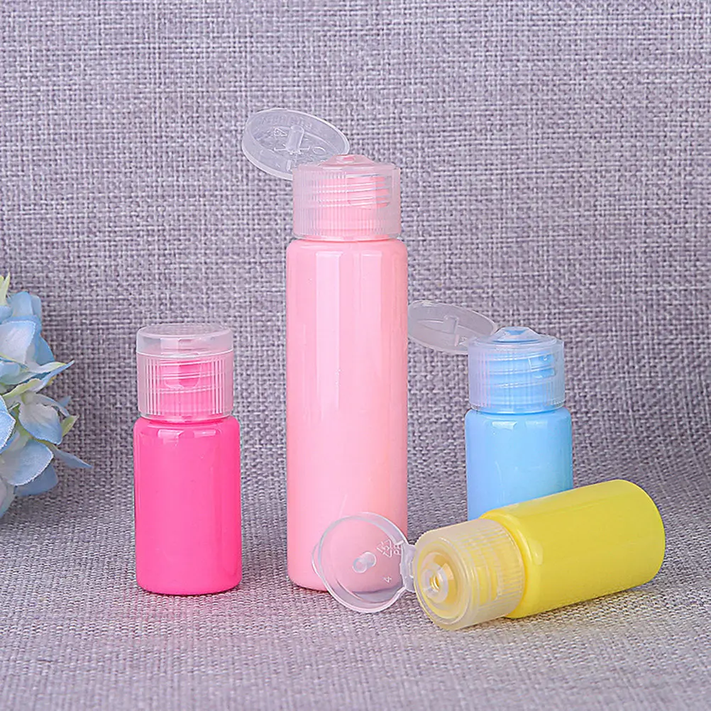 

20Pcs Portable Travel Bottles Clamshell Design Leakproof Flip Cover Storage Bottles for Lotion Shampoo Body Wash 30Ml