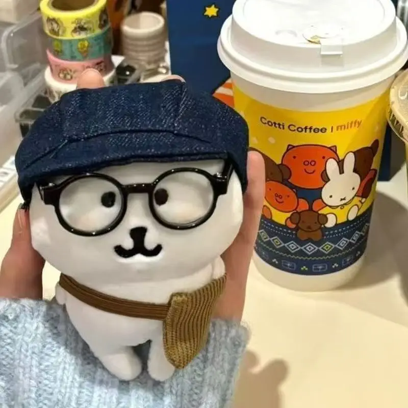 Adorable  13cm Joke  Bea r Doll  Clothes  Cowboy  Hat Glasses  Cotton Doll  Outfit Cute  Plush Toy Accessories  For Kids
