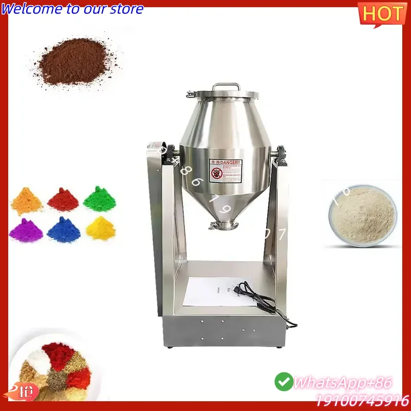 2026Hot Commercial Bionical Dry Powder Mixer Small Blender 3kg 5kg 10kg 15kg Dry Powder Mixer Granule Mixing Machine