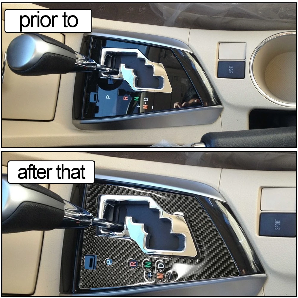 Imitation Carbon Fiber Car Stickers For Toyota Corolla 2014 2015 2016 2017 2018 Car Interior Decorative Accessories