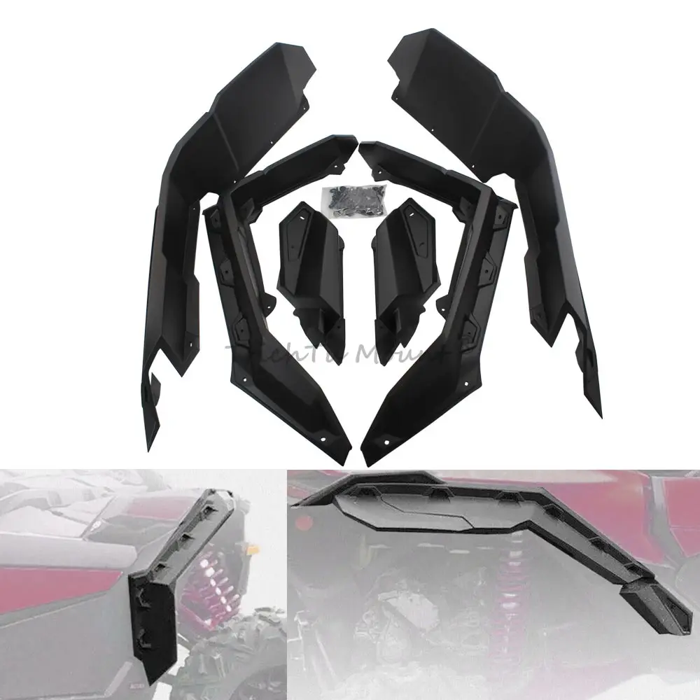 UTV Front Rear Fender Flares Mud Guards #71500297 For Can-Am Maverick X3 Max DS RS XRS XRC XMR Turbo RR 2017-2024