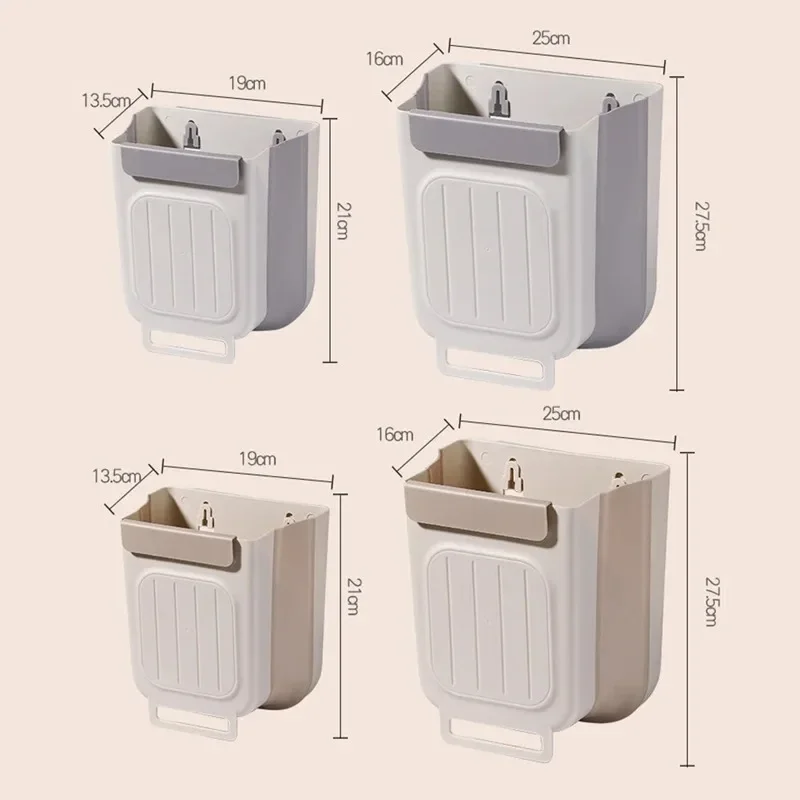 Kitchen Wastebasket Garbage Can Recycle Bin Save Space Automatic Sensor Trash Can Food Waste Durable Thicken Organizer Backpack