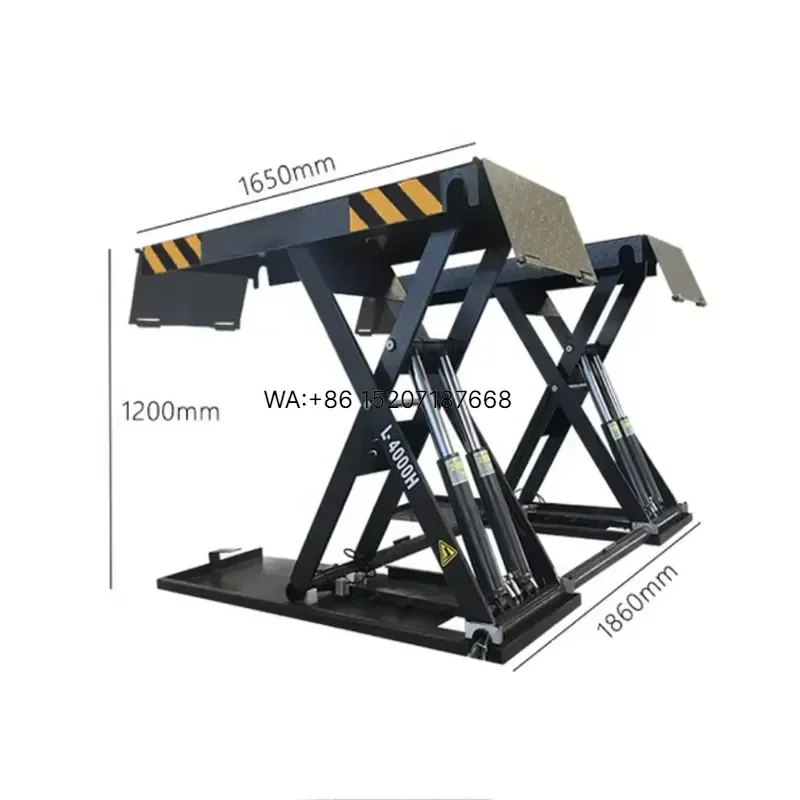 Wmwmnu 4 Ton Hydraulic Floor Jack Heavy Duty Steel Auto Lifting for Car Truck Garage Workshop Repair Tool Equipment