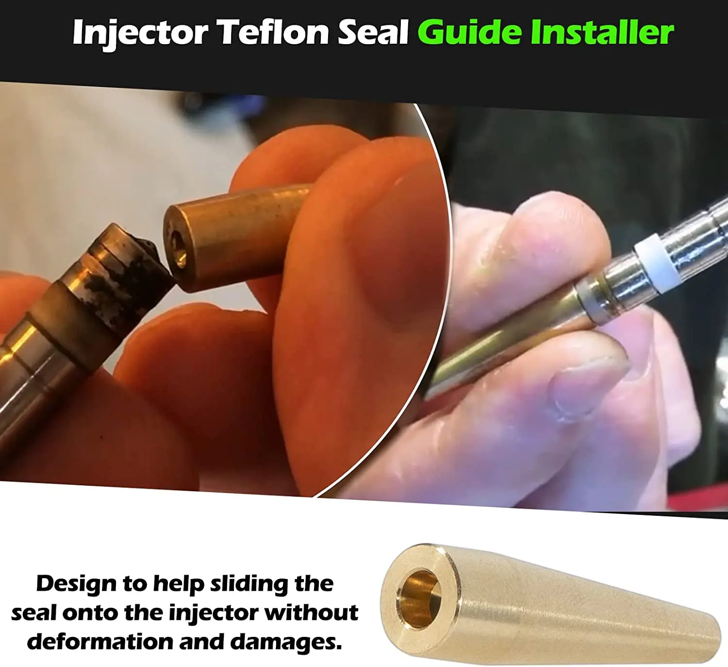 310-198 310-199 Fuel Injector Seal Install Tools for Jaguar/Land Rover 3.0L & 5.0L Engines Replace the Fuel Injector Seal