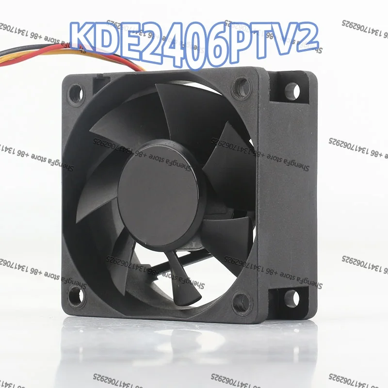 SUNON 6025 KDE2406PTV2 12V 48V DC24V 1.2W 6CM 6025 60X60X25MM 3-pin cooling fan for inverter