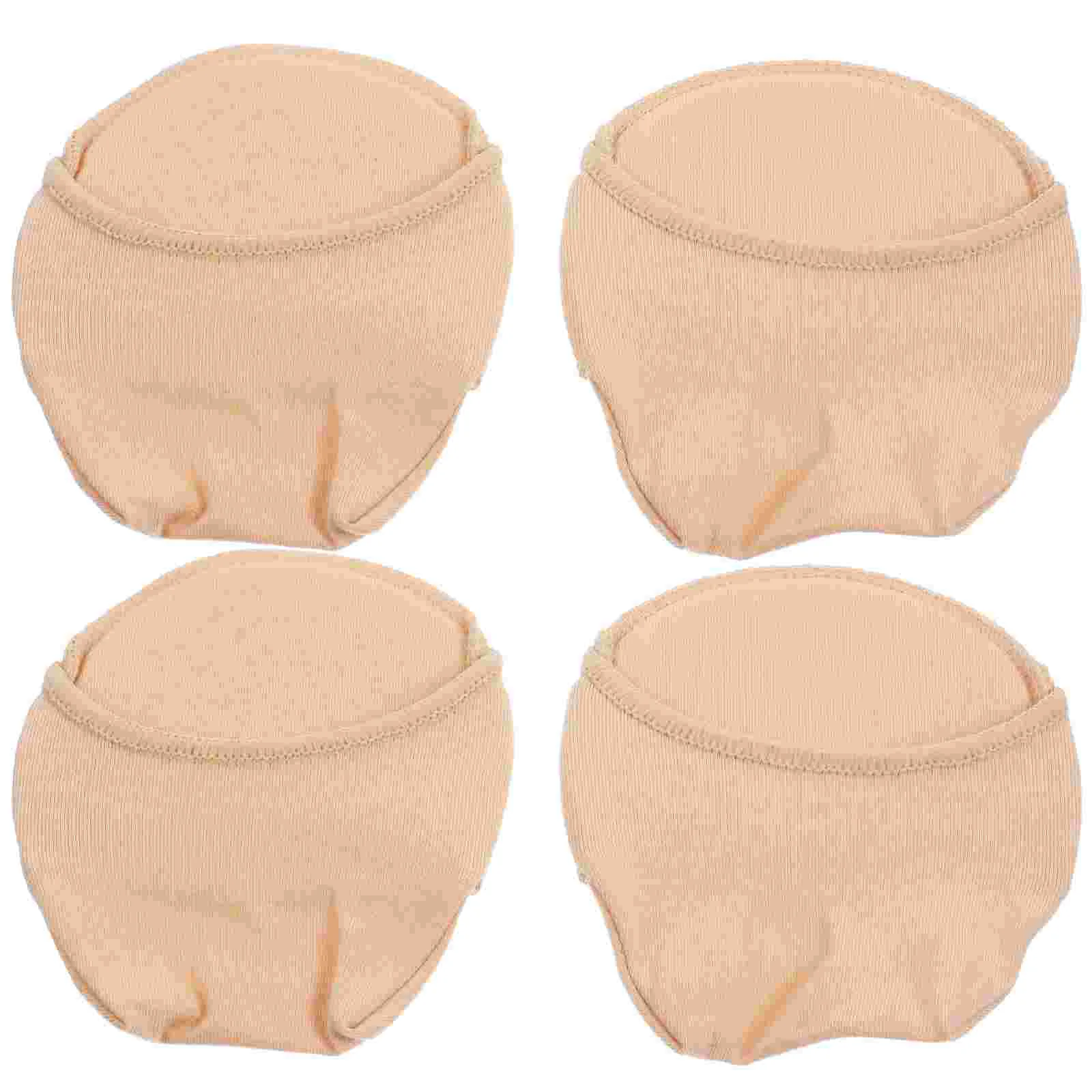 

2 Pair Toe Topper Socks Premium Cotton Sponge Silicone Seamless Invisible Forefoot Pad Breathable Comfortable Sports