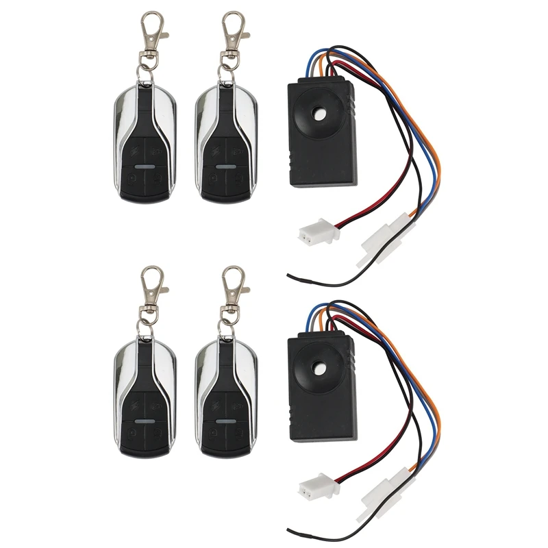 RISE-2X Ebike Alarm System 36V 48V 60V 72V with Two Switch for Electric Bicycle/Scooter Ebike/Brushless Controller