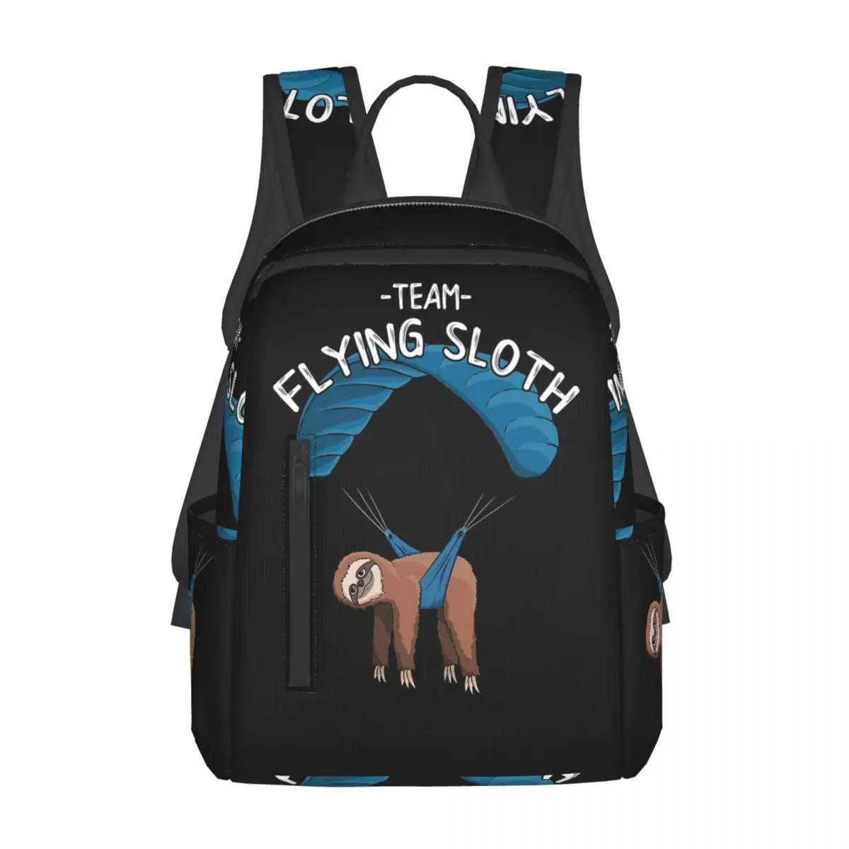 Paragliding Flying Sloth Sunglasses Skydiver Paraglider Backpack Daypack Boys Girls BookBag School Bag Shoulder Bags for Men