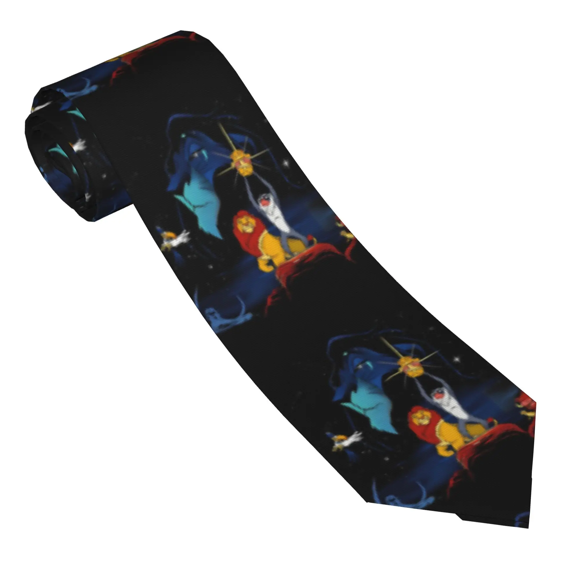 Necktie Lion Wars LionKings Men Women Skinny 8 cm Narrow Neck Tie Animal Cartoon  for Mens Suits Accessories Gravatas Wedding