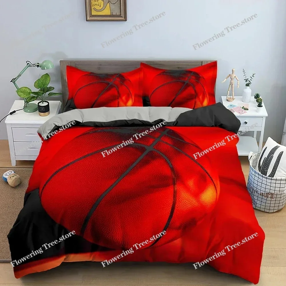 

3D Basketball Bedding Set For Boy Bedroom Duvet Cover Comforter Covers Single Twin King Size Quilt Cover Home Textile 3PCS