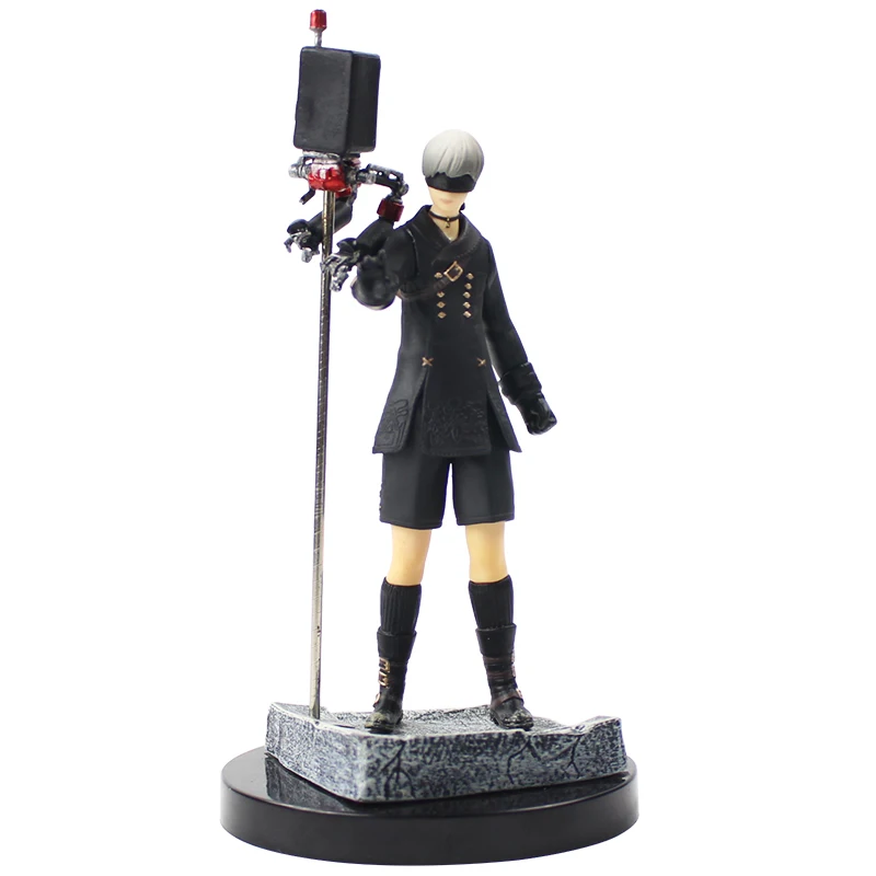 15cm NieR Automata YoRHa No.2 Type B 2B No.9 Type S 9S Cartoon NieR: Automata With Sword PVC Figure Collection Model Toy Doll