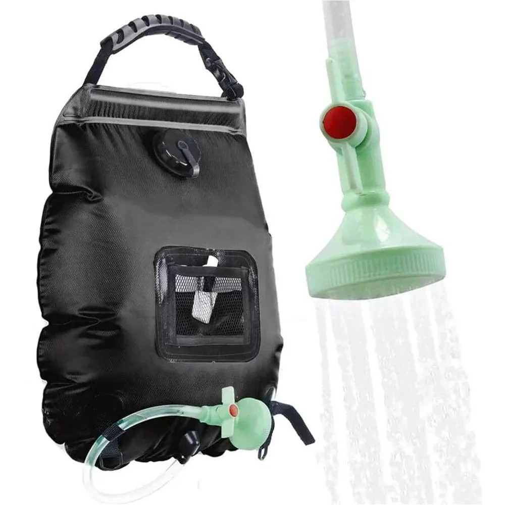 Solar-Dusch tasche im Freien 20l Solarheizung Outdoor-Camping-Dusch tasche Warmwasser temperatur 45 Grad C mit abnehmbarem Schlauch kopf – Detail 15