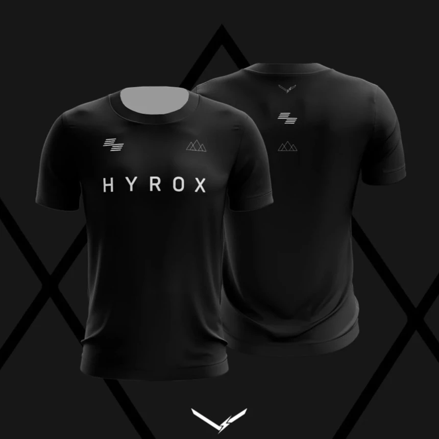 HYROX × Peak Training Club Performance T-Shirt Breathable Moisture Wicking Lightweight Workout Running Fitness Family Matching