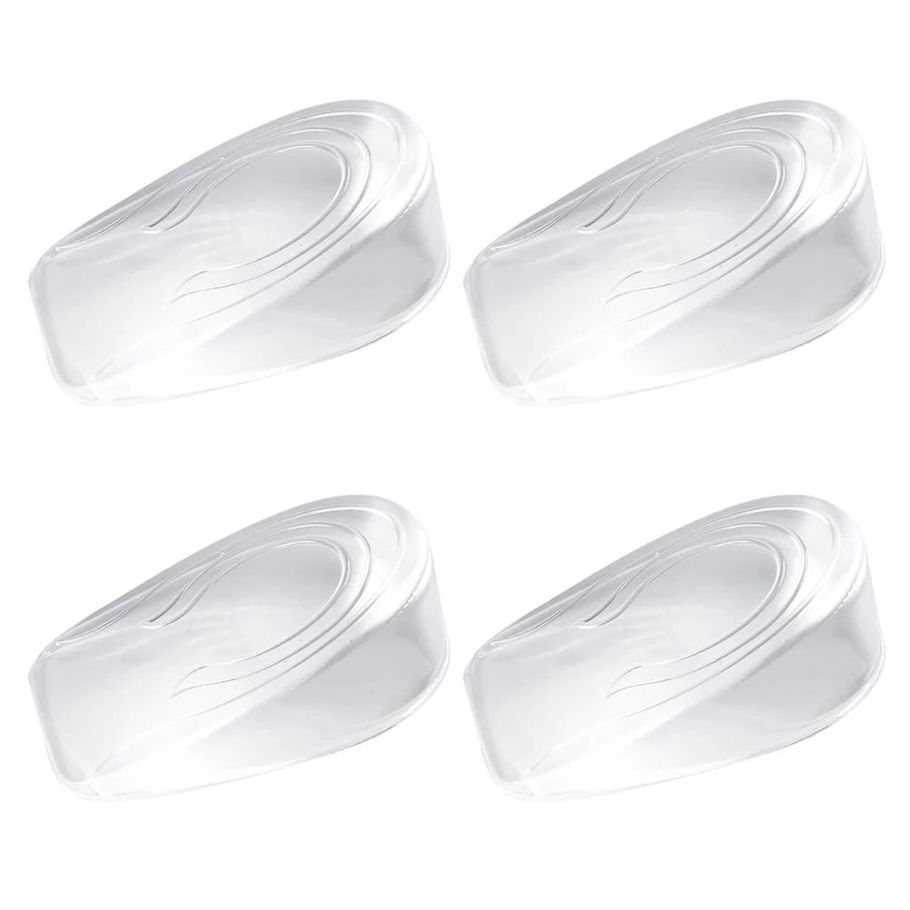 

2 Pairs Heightening Insoles Shoe Pads Heel Cushion Inserts Lift Invisible Men Gel Increase Man