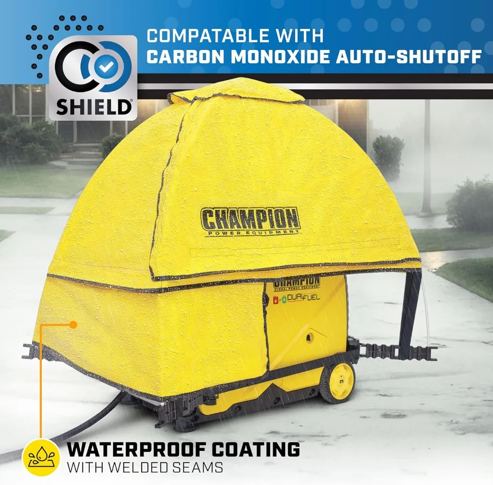 Severe Weather Inverter Generator Cover By GenTent for 2000 To 11,000 Starting Watt Inverters